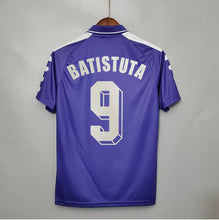 Load image into Gallery viewer, Retro Fiorentina Home Soccer Football Jersey 1998/1999 Men Adult BATISTUTA #9
