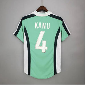 Retro Nigeria Home Soccer Jersey 1998 Men Adult KANU #4 OKOCHA #10