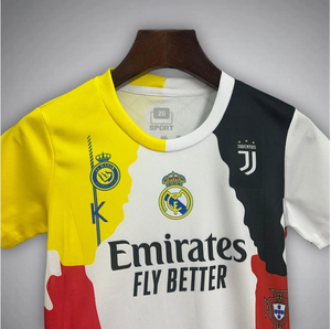 New Cristiano Ronaldo Tribute Commemorative Edition Kids Jersey 2025/2026 Men Adult