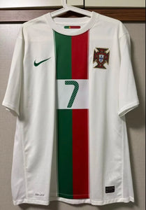 Retro Portugal Away Soccer Jersey World Cup 2010 Men Adult RONALDO #7