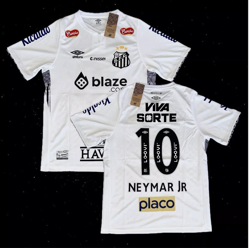 New Santos Home Soccer Jersey 2024/2025 Men Adult - NEYMAR JR #10
