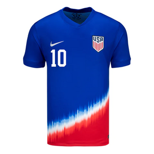 New USA USNMT Away Soccer Football Jersey 2024 Men Adult PULISIC #10