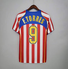 Load image into Gallery viewer, Retro Atletico Madrid Home Soccer Jersey 2004/2005 Men Adult F.TORRES #9
