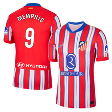 Load image into Gallery viewer, Atletico Madrid Home Soccer Football Jersey 2024/2025 Men Adult GRIEZMANN #7 MEMPHIS #9 J.ALVAREZ #19
