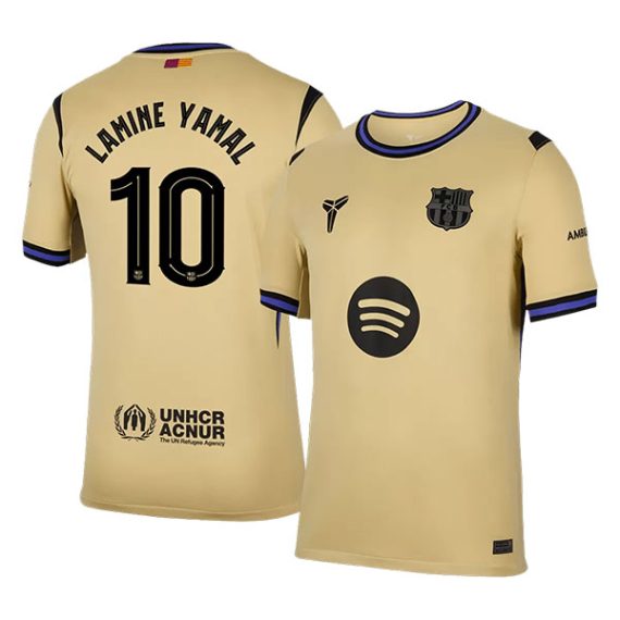 New Barcelona Away Soccer Football Jersey 2025/2026 Men Adult LAMINE YAMAL #10 PEDRI #8 LEWANDOWSKI #9