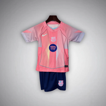 Load image into Gallery viewer, New Barcelona &quot;Aurora&quot; Pink Kids Soccer Jersey 2025/2026 Men Adult
