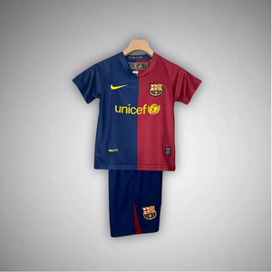 Retro Barcelona Home Kids Soccer Jersey 2009/2010 Men Adult