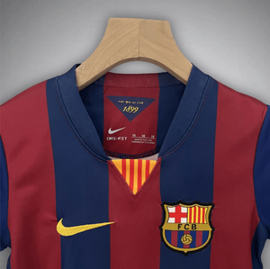 Retro Barcelona Home Kids Soccer Jersey 2014/2015 Men Adult