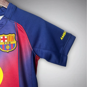 New Barcelona Home Kids Soccer Jersey 2025/2026 Men Adult