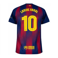 Load image into Gallery viewer, New Barcelona Home Soccer Football Jersey 2025/2026 Men Adult LAMINE YAMAL #10 PEDRI #8 LEWANDOWSKI #9
