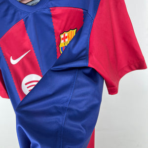 New Season Barcelona Home Soccer Jersey 2023/2024 Men Adult Fan Version