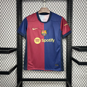 New Barcelona Home Soccer Football Jersey 2024/2025 Men Adult Fan Version