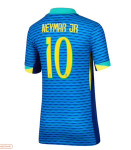 New Brazil Away Soccer Jersey 2024 Men Adult Fan Version NEYMAR JR #10 VINI JR #20