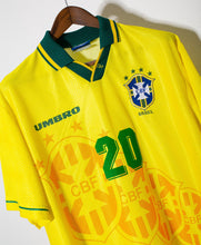 Load image into Gallery viewer, Retro Brazil Home Soccer Jersey World Cup 1994 Men Adult RONALDO #20
