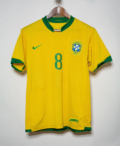 Retro Brazil Home Soccer Football Jersey World Cup 2006 Men Adult KAKA #8