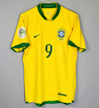 Load image into Gallery viewer, Retro Brazil Home Soccer Football Jersey World Cup 2006 Men Adult RONALD0 #9
