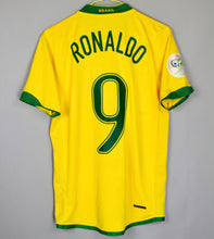 Load image into Gallery viewer, Retro Brazil Home Soccer Football Jersey World Cup 2006 Men Adult RONALD0 #9
