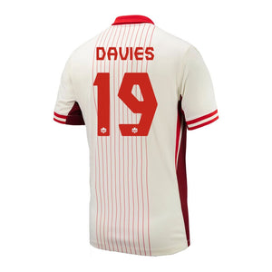 Canada Away Soccer Jersey 2024/2025 Men Adult LARIN #9 DAVIES #10