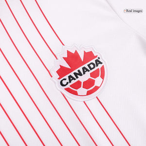 Canada Away Soccer Jersey 2024/2025 Men Adult LARIN #9 DAVIES #10