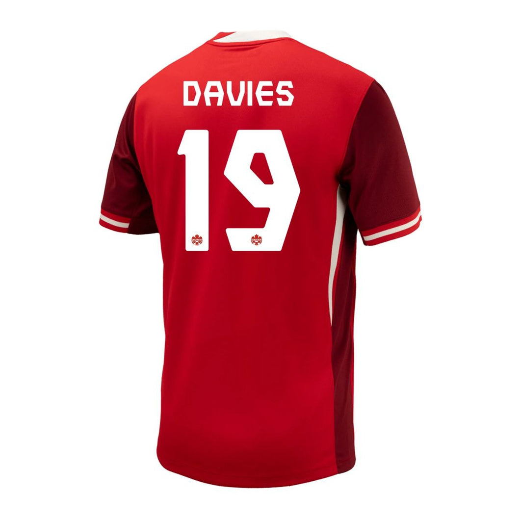 Canada Home Soccer Jersey 2024/2025 Men Adult LARIN #9 DAVIES #10