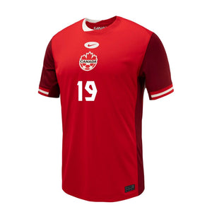 Canada Home Soccer Jersey 2024/2025 Men Adult LARIN #9 DAVIES #10