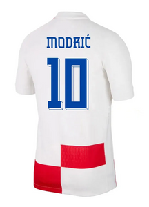 New Croatia Home Soccer Jersey EURO 2024 Men Adult MODRIC #10