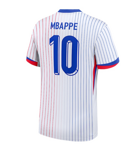 New France Away Soccer Jersey EURO 2024 Men Adult MBAPPE #10
