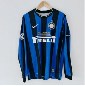 Retro Inter Milan Home Long Sleeve Soccer Jersey Final UCL 2010 Men Adult SNEIJDER #10