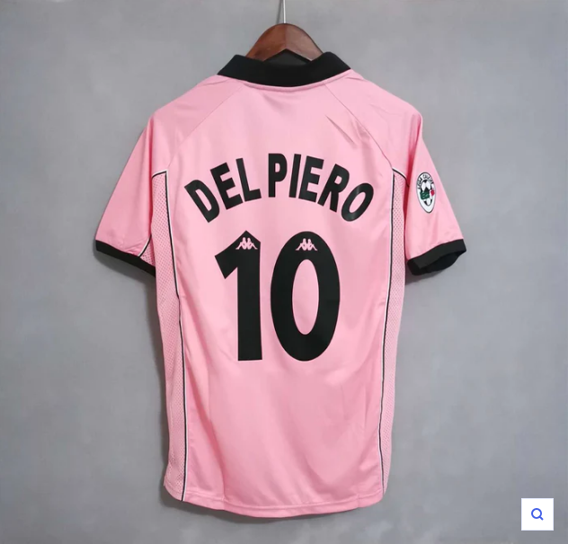 Retro Juventus Away Soccer Jersey 1997/1998 Men Adult DEL PIERO #10 ZIDANE #21