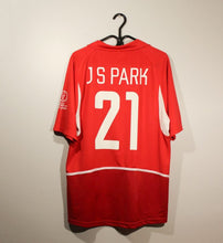 Load image into Gallery viewer, Retro South Korea Home Soccer Jersey World Cup 2002 Men Adult J S PARK #21
