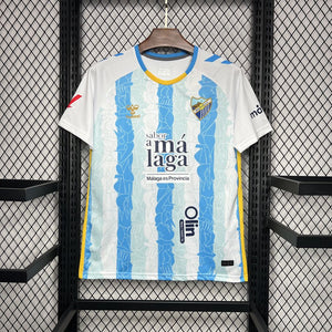 New Malaga C.F Home Soccer Jersey 2024/2025 Men Adult Fan Version