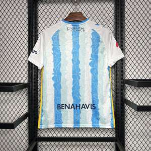 New Malaga C.F Home Soccer Jersey 2024/2025 Men Adult Fan Version