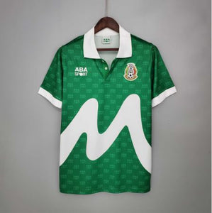 Retro Mexico Home Soccer Football Jersey 1995 Men Adult