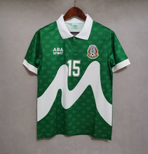 Load image into Gallery viewer, Retro Mexico Home Soccer Football Jersey 1995 Men Adult ESPINOZA #15
