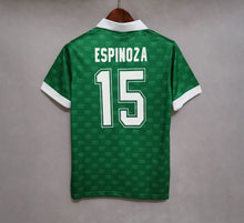 Load image into Gallery viewer, Retro Mexico Home Soccer Football Jersey 1995 Men Adult ESPINOZA #15
