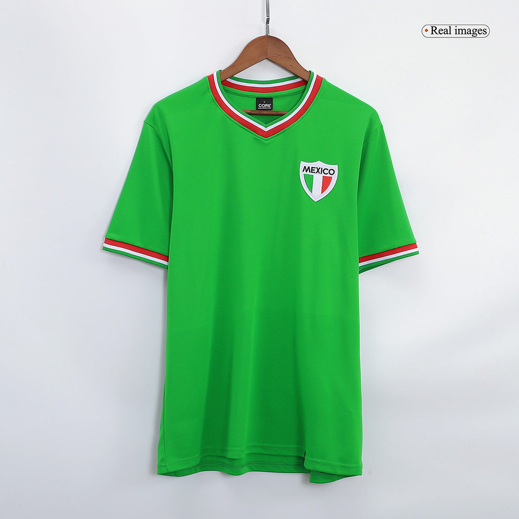 Retro Mexico Home 1970 Soccer Football Jersey Men Adult