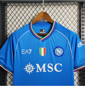 New Season Napoli Naples Home Soccer Jersey 2023/2024 Men Adult Fan Version