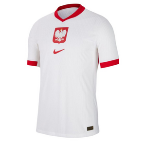 Poland Home Soccer Jersey EURO 2024 Men Adult Fan Version