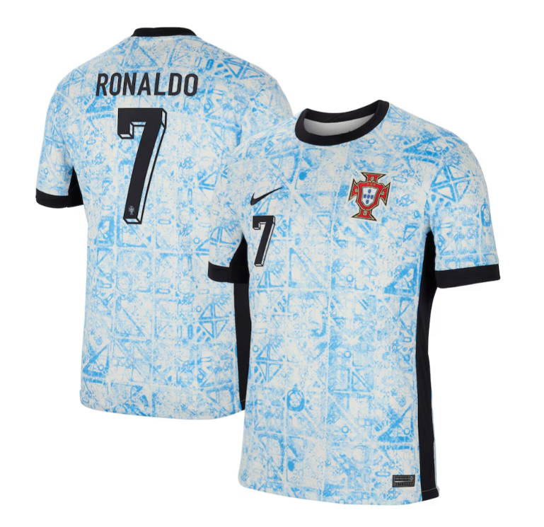 Portugal Away Soccer Jersey EURO 2024 Men Adult RONALDO #7