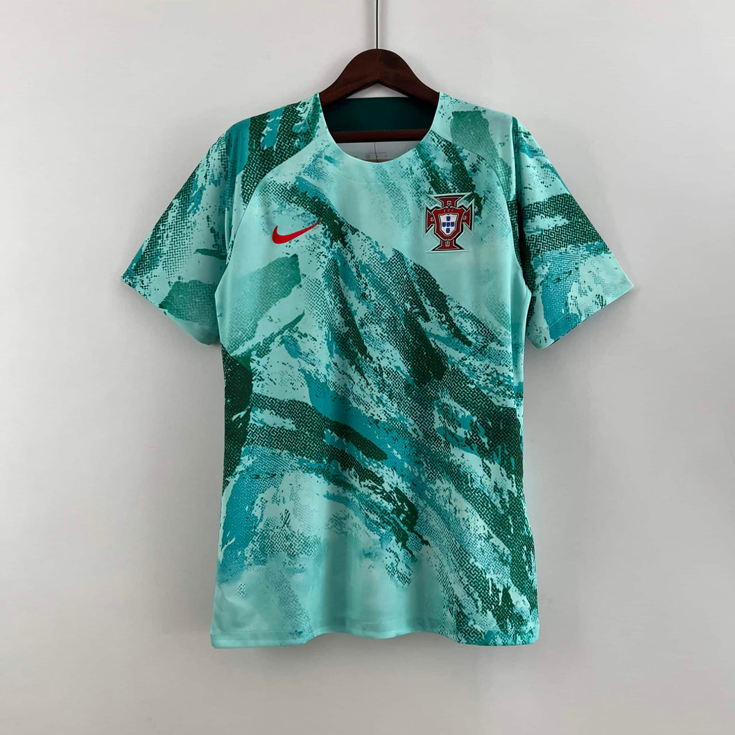 New Portugal Away Green Soccer Jersey EURO 2024 Men Adult