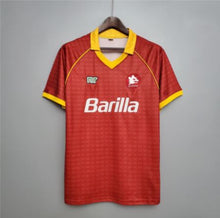 Load image into Gallery viewer, Retro AS Roma Home Soccer Jersey 1990/1991 Men Adult
