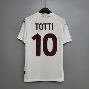 Retro AS Roma Away Soccer Jersey 2000/2001 Men Adult TOTTI #10