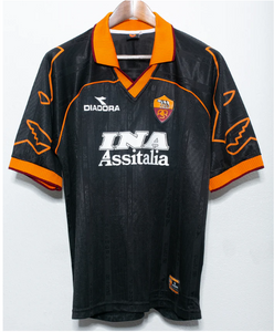 Retro AS Roma Away Soccer Jersey 1999/2000 Men Adult TOTTI #10