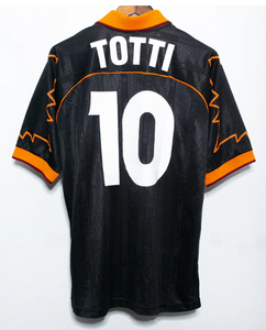 Retro AS Roma Away Soccer Jersey 1999/2000 Men Adult TOTTI #10