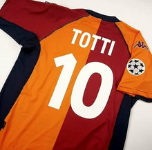 Load image into Gallery viewer, Retro AS Roma Home Soccer Jersey 2001/2002 Men Adult TOTTI #10
