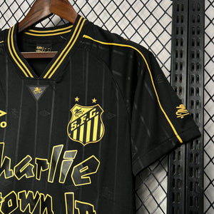 New Santos Charlie Brown Jr Soccer Jersey 2024/2025 Men Adult Fan Version