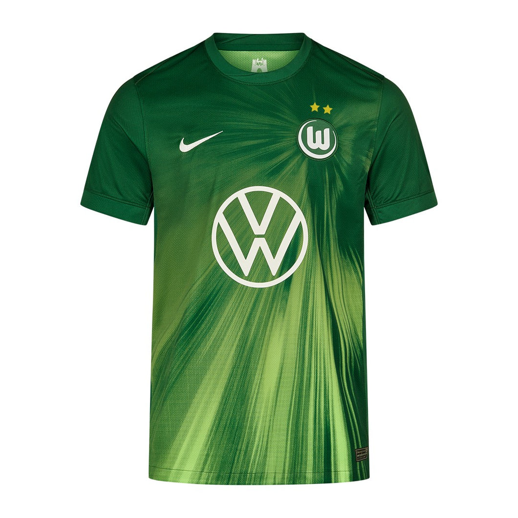 New Wolfsburg Home Soccer Jersey 2025/2026 Men Adult Fan Version