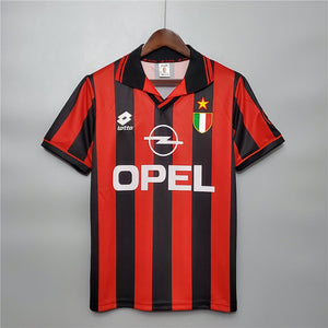 Retro AC Milan Home Soccer Football Jersey 1996/1997 Men Adult