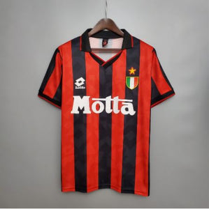 Retro AC Milan Home Soccer Jersey 1993/1994 Men Adult