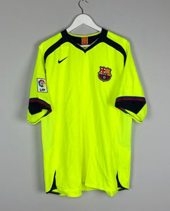 Retro Barcelona Away Soccer Football Jersey 2005/2006 Men Adult RONALDINHO #10